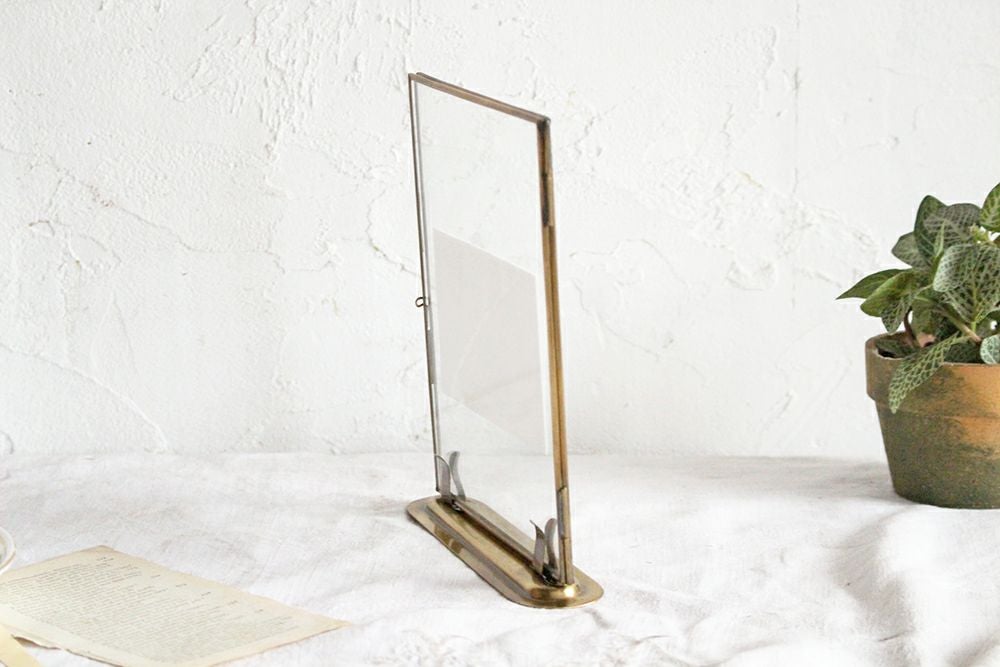 かわいいブラスフォトスタンドL おしゃれなインテリア雑貨屋MALTO