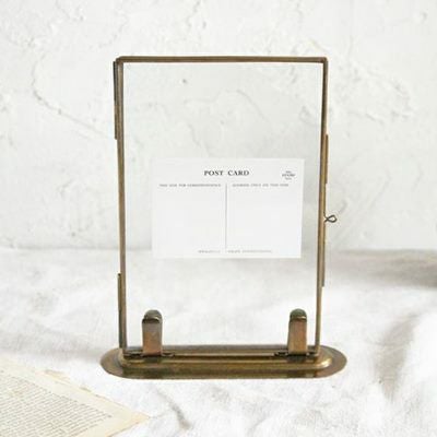 かわいいブラスフォトスタンドS おしゃれなインテリア雑貨屋MALTO