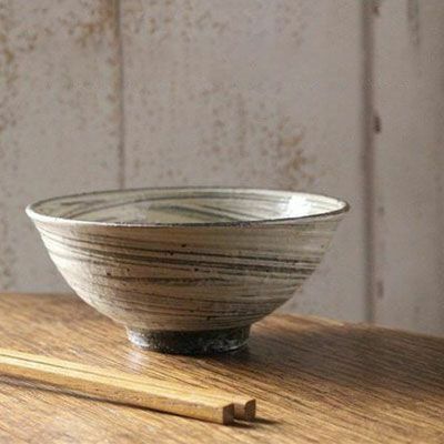 岡泰造 刷毛目飯碗 ごはん茶碗 作家の器 瀬戸焼 和食器 の通販