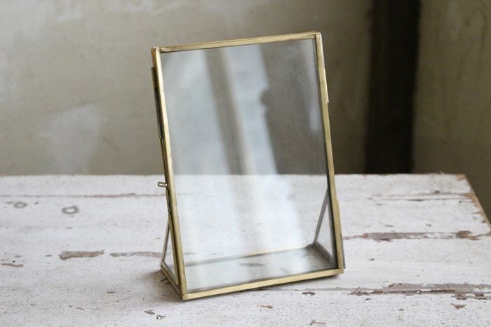 かわいいブラスフォトフレーム・シンプルM おしゃれなインテリア雑貨屋