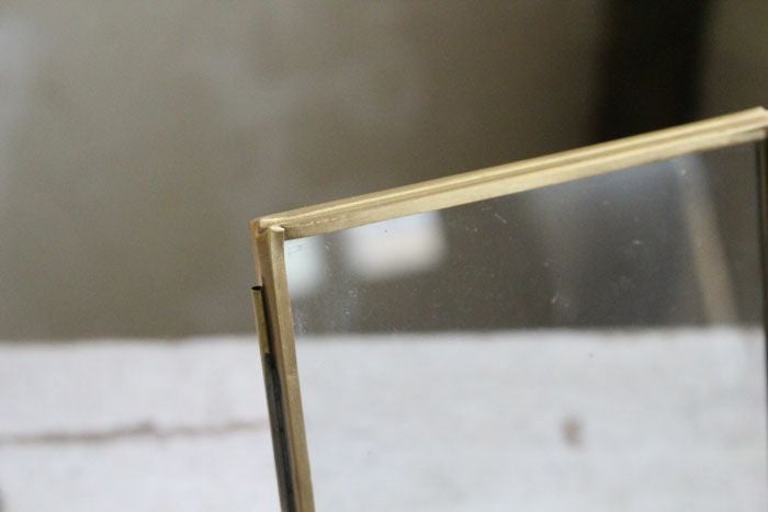 かわいいブラスフォトフレーム・シンプルM おしゃれなインテリア雑貨屋