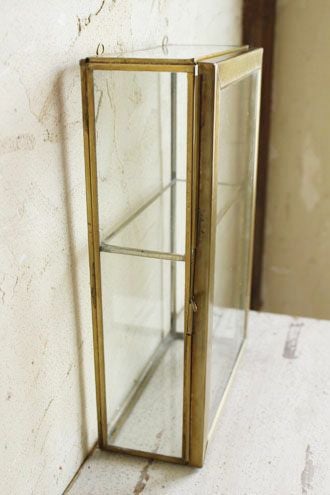 かわいい真鍮の小さなキャビネット おしゃれなインテリア雑貨屋MALTO