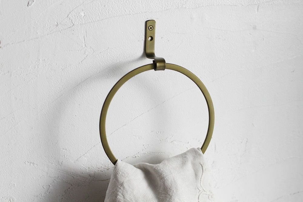 ゴールドタオルハンガー/ラウンド