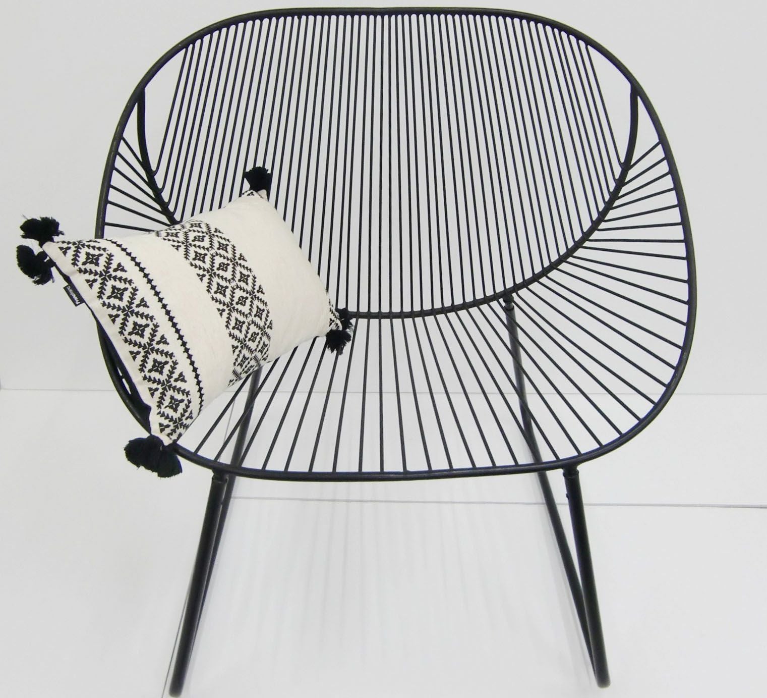 ワイヤーラウンジチェア ゴールド デザイナーズ ミッシェルアイアン