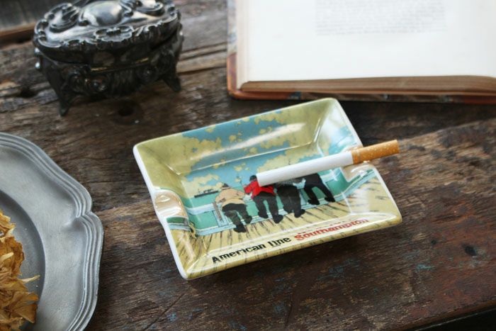 かわいいアッシュトレイ/Amrican line 灰皿 おしゃれなインテリア雑貨