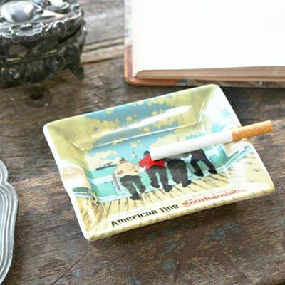 かわいいアッシュトレイ/Amrican line 灰皿 おしゃれなインテリア雑貨