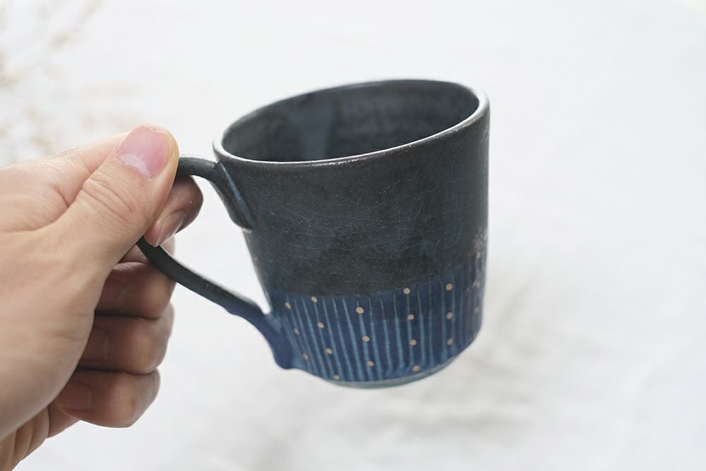 笠間焼【飯沼耕市】色彩碧釉マグカップ/作家のうつわ おしゃれ の通販