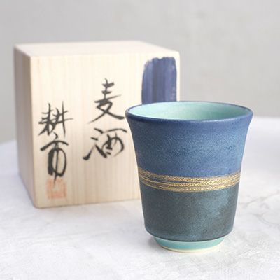 飯沼耕市の箱付きビアタンブラー