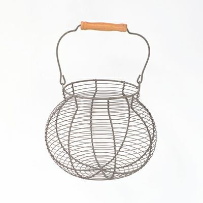 ハンギングできるワイヤーのかご