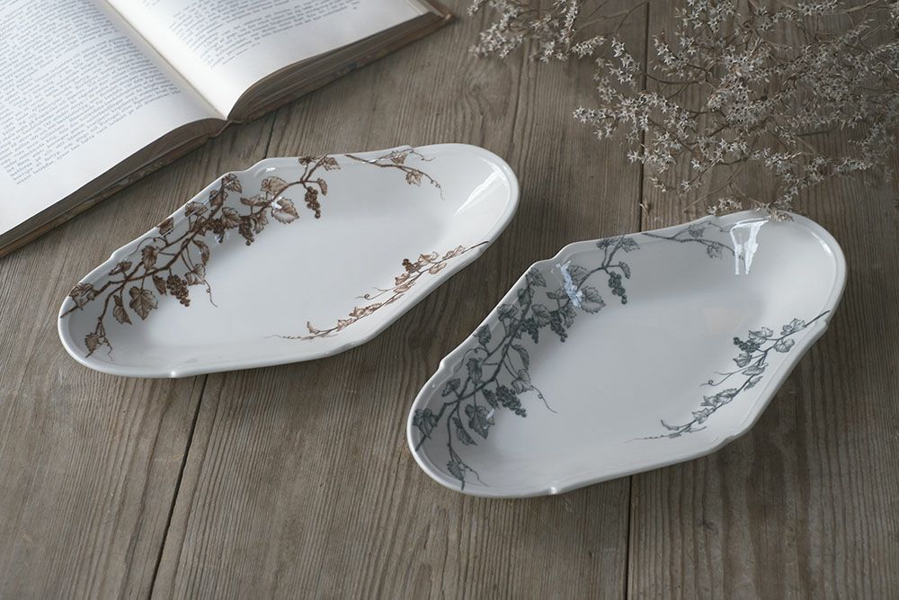 STUDIO M'(スタジオエム)/ヴィーニュプレートL 洋皿 ラヴィエ 磁器