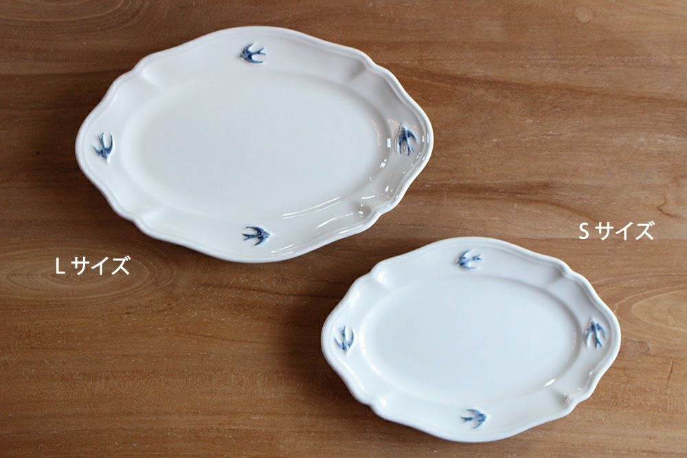 STUDIO M'(スタジオエム)/アーリーバード オーバルプレートL 洋皿