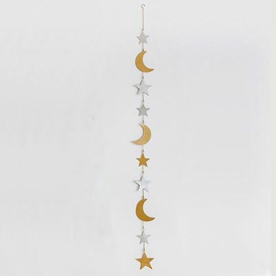 月と星のガーランド