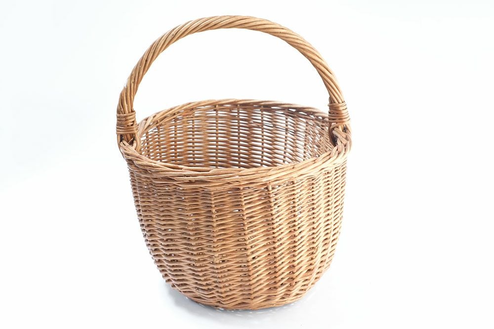 アンティークハンドルバスケット