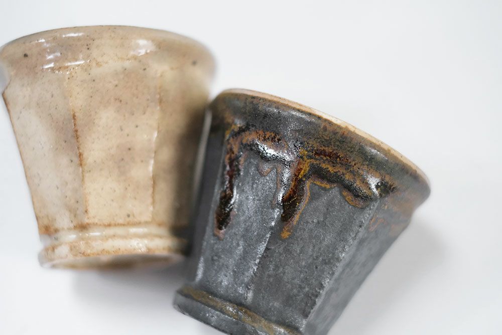 笠間焼【益子淳一】・面取タンブラー フリーカップ 作家のうつわ 和