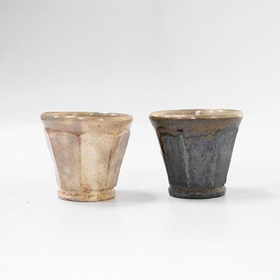 笠間焼【益子淳一】・面取タンブラー フリーカップ 作家のうつわ 和