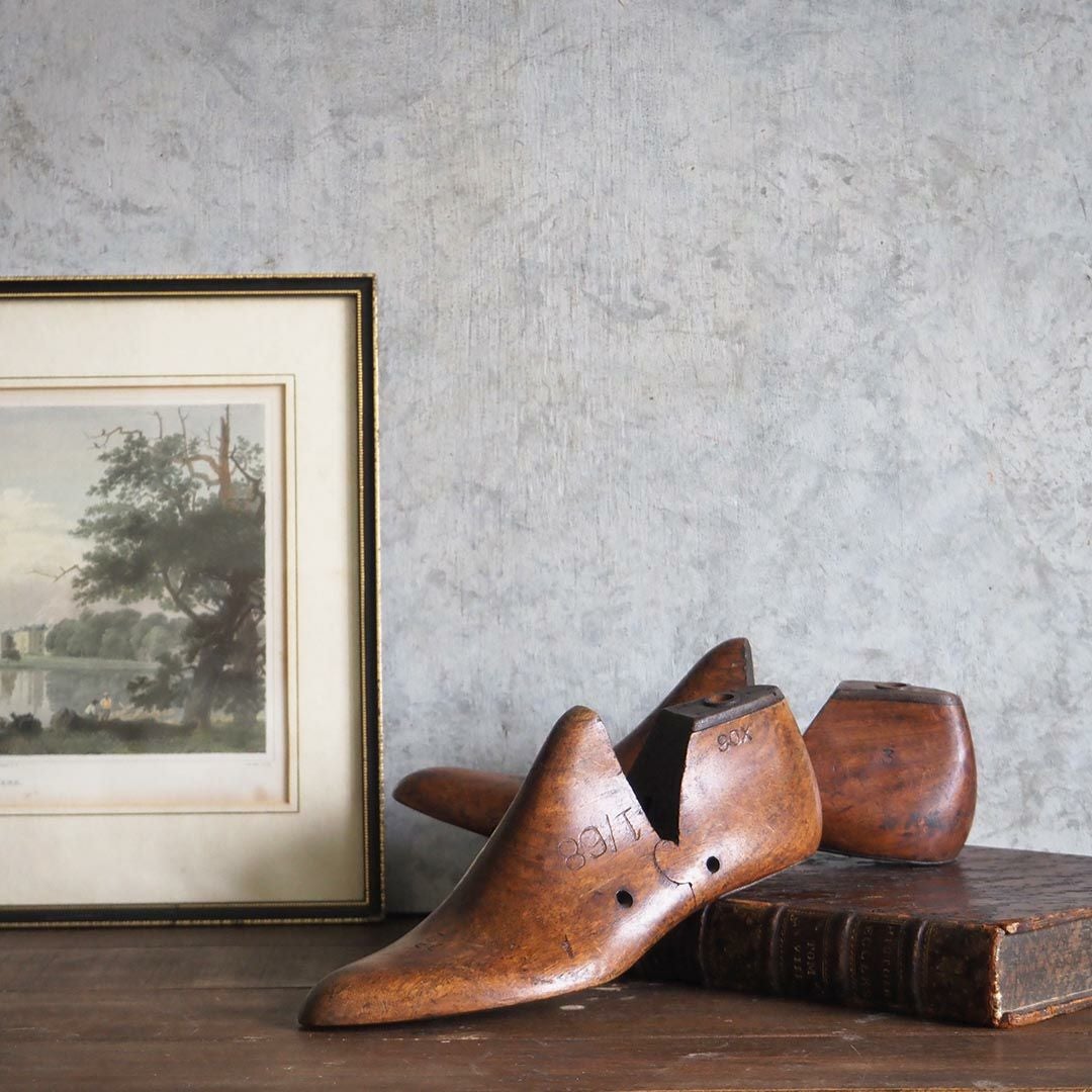 アンティーク シューモールド　ペア