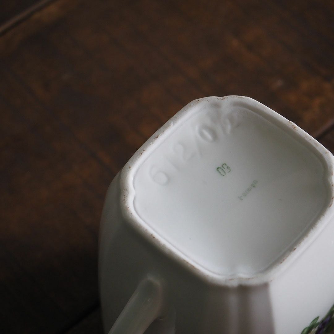 アンティーク ティーウェア バイオレット foreign取っ手