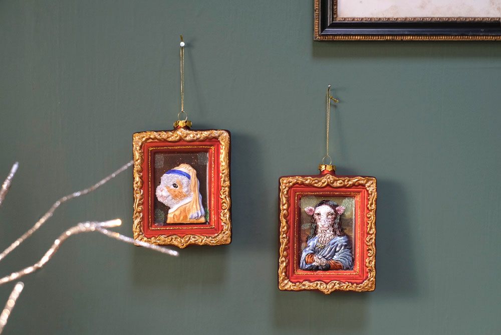 名画をモチーフにしたクリスマスオーナメントの通販インテリアショップ