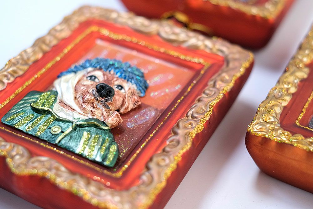 名画をモチーフにしたクリスマスオーナメントの通販インテリアショップ