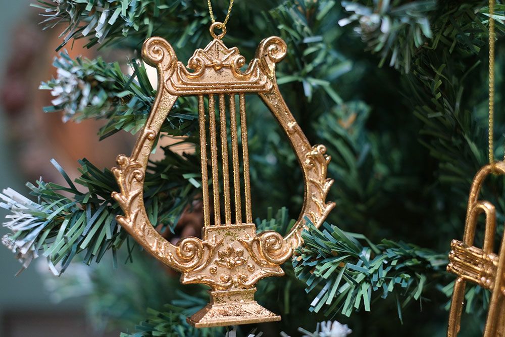 楽器モチーフクリスマス飾り