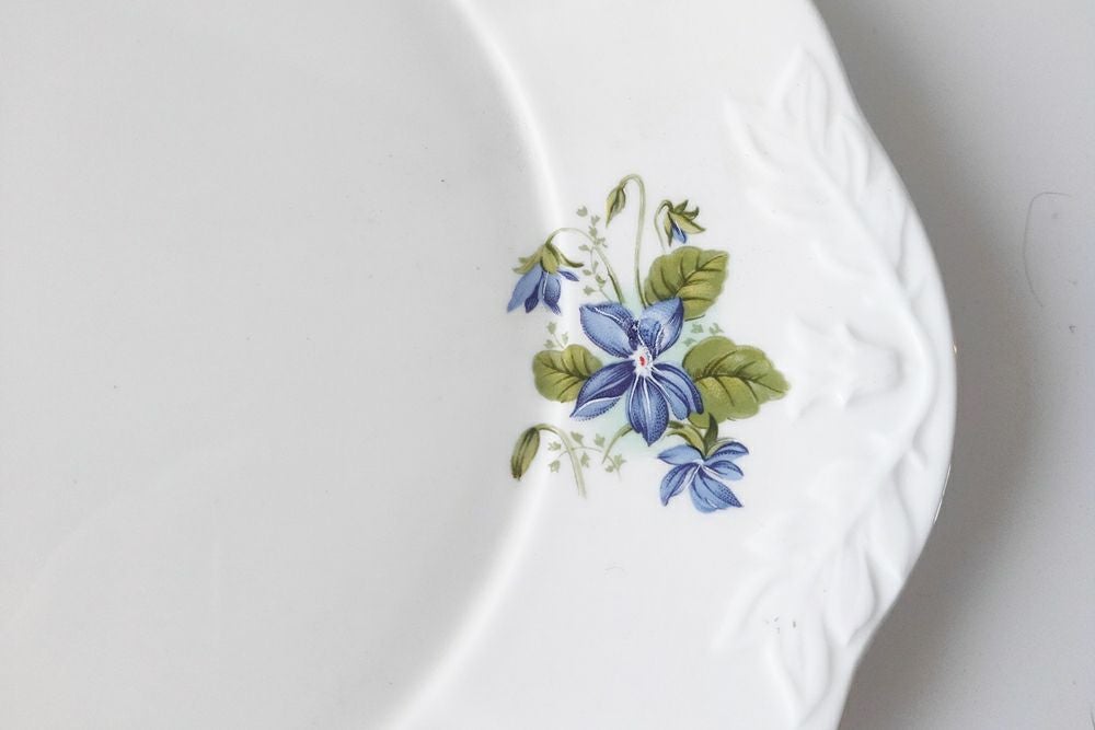 ヴィンテージB&Bプレート Royal Grafton Violetsスミレ