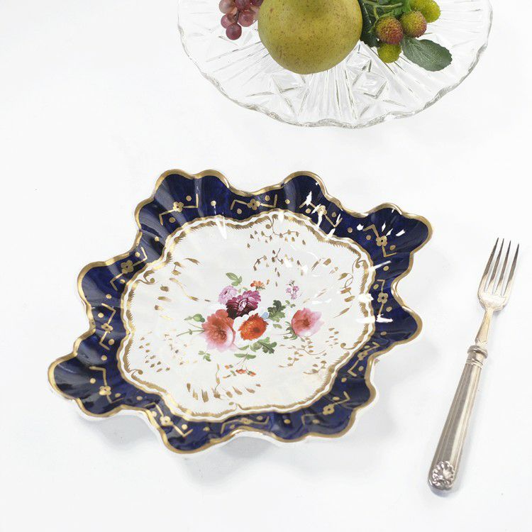 アンティーク COALPORT プレート1820' コールポート 手彩のうつわ
