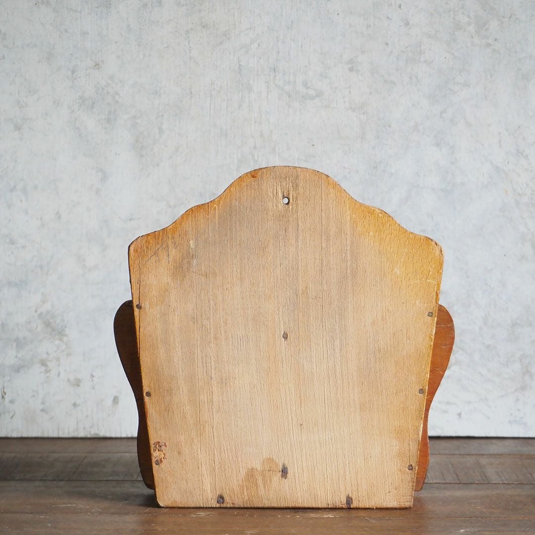 アンティークレターラック背面