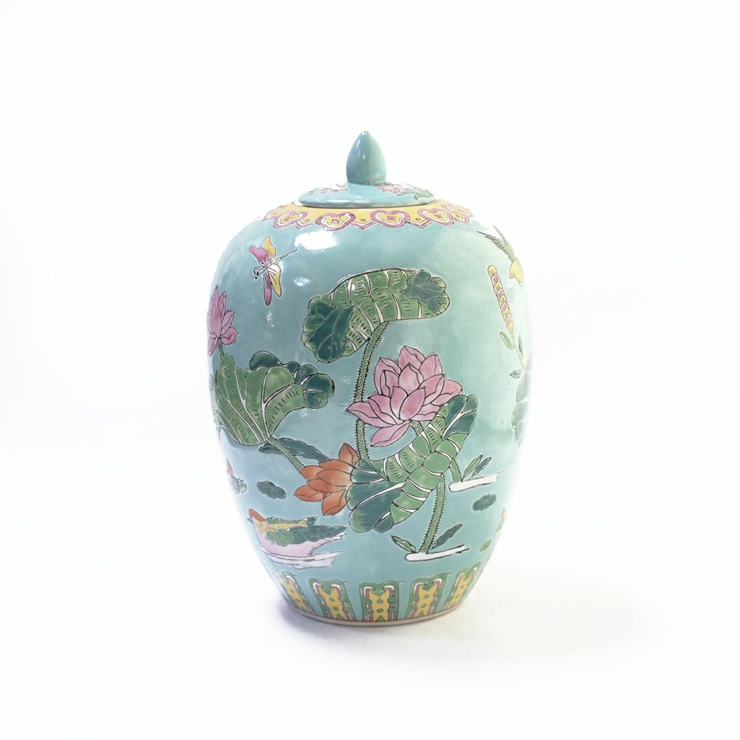 アンティーク・大壺 アーツアンドクラフツ 東洋風のデザインが魅力の