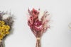 赤いドライフラワーブーケ