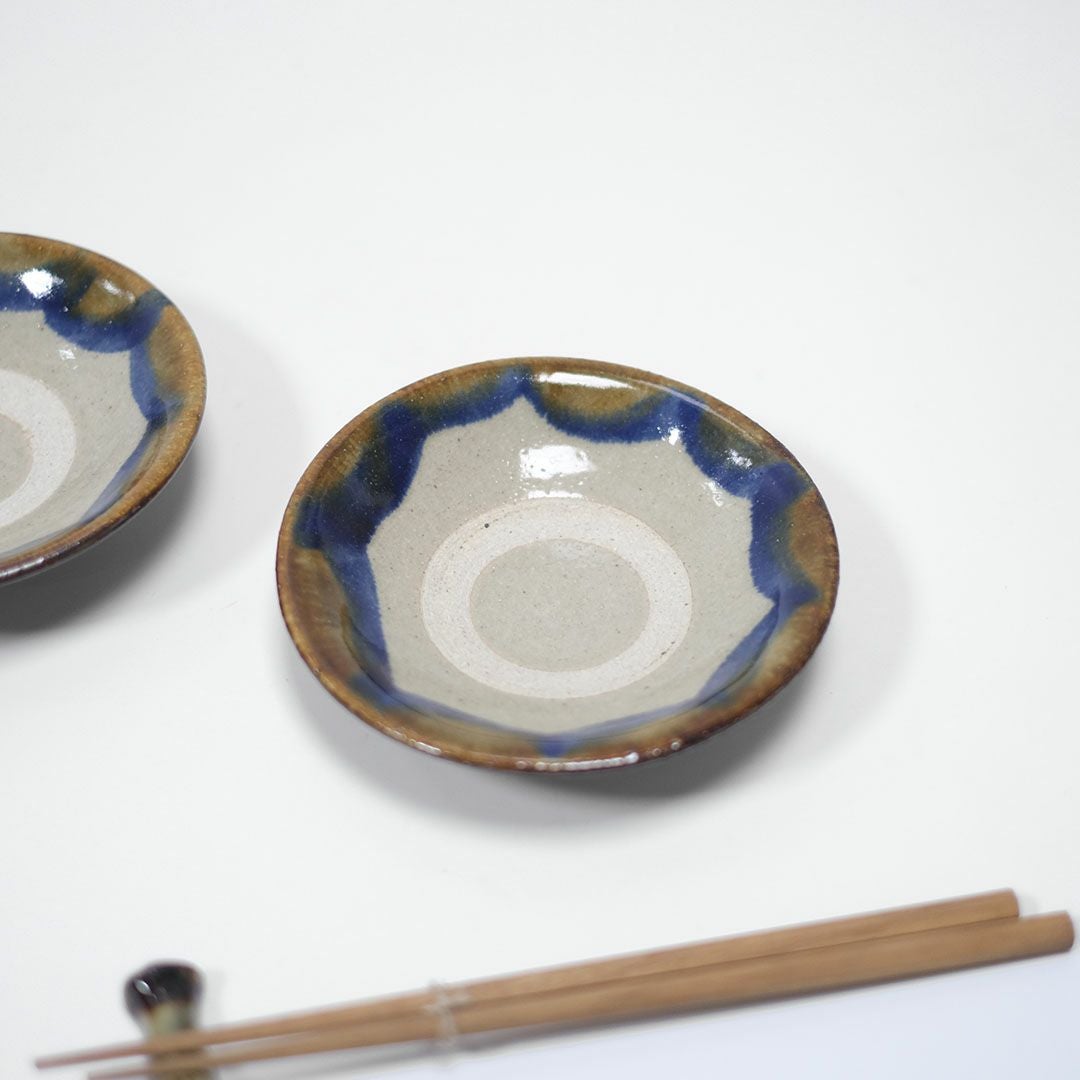 やちむん 宮城正享 いっちん 8寸ワンブー大皿 24cm 読谷村北窯 一点物