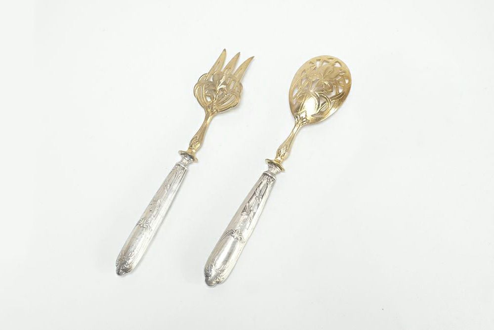 フランス製アンティークサービングカトラリー