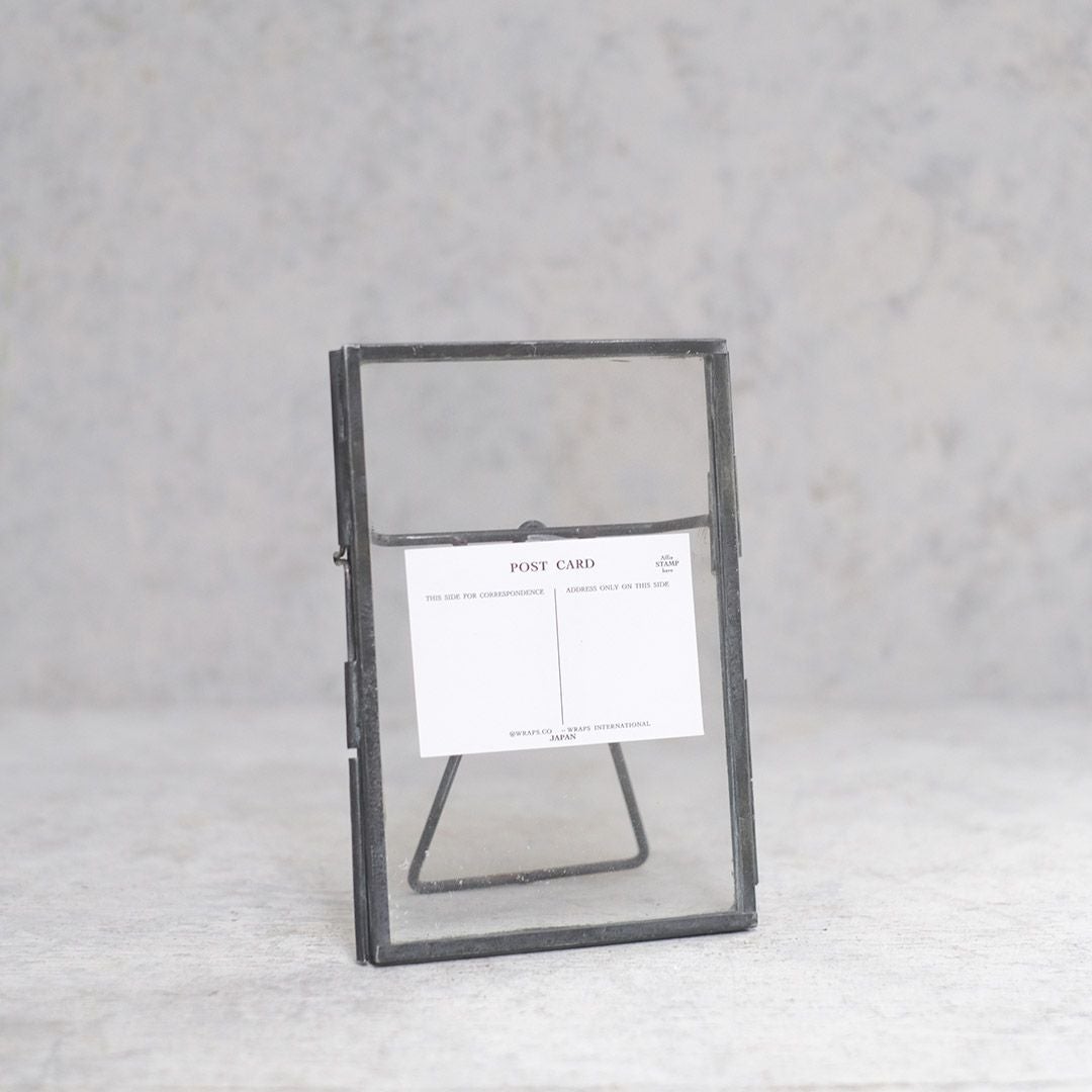 かわいいアイアンフレームとガラスの写真立て フォトフレーム