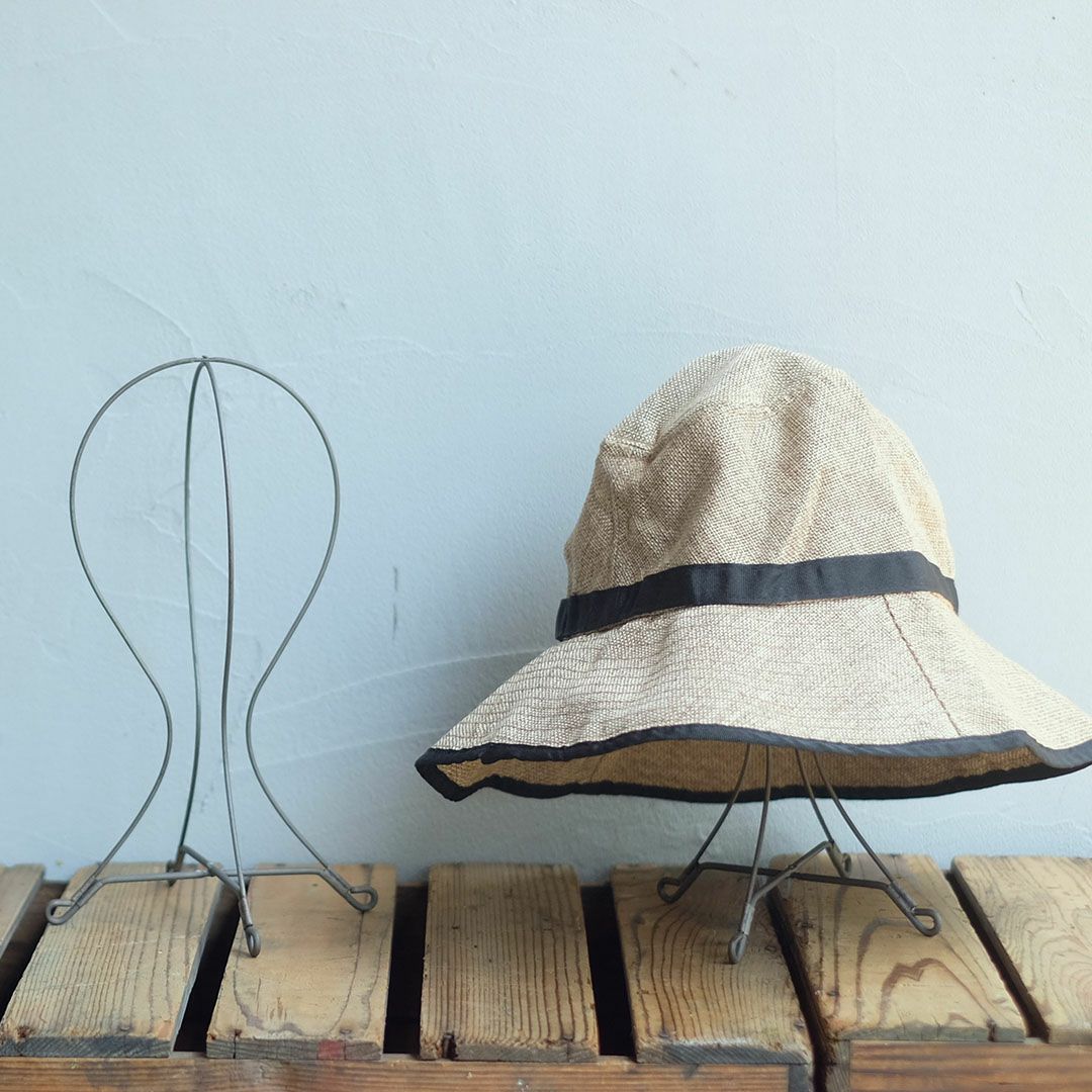 かわいいアイアンフォールディングハットスタンド 帽子掛けスタンド