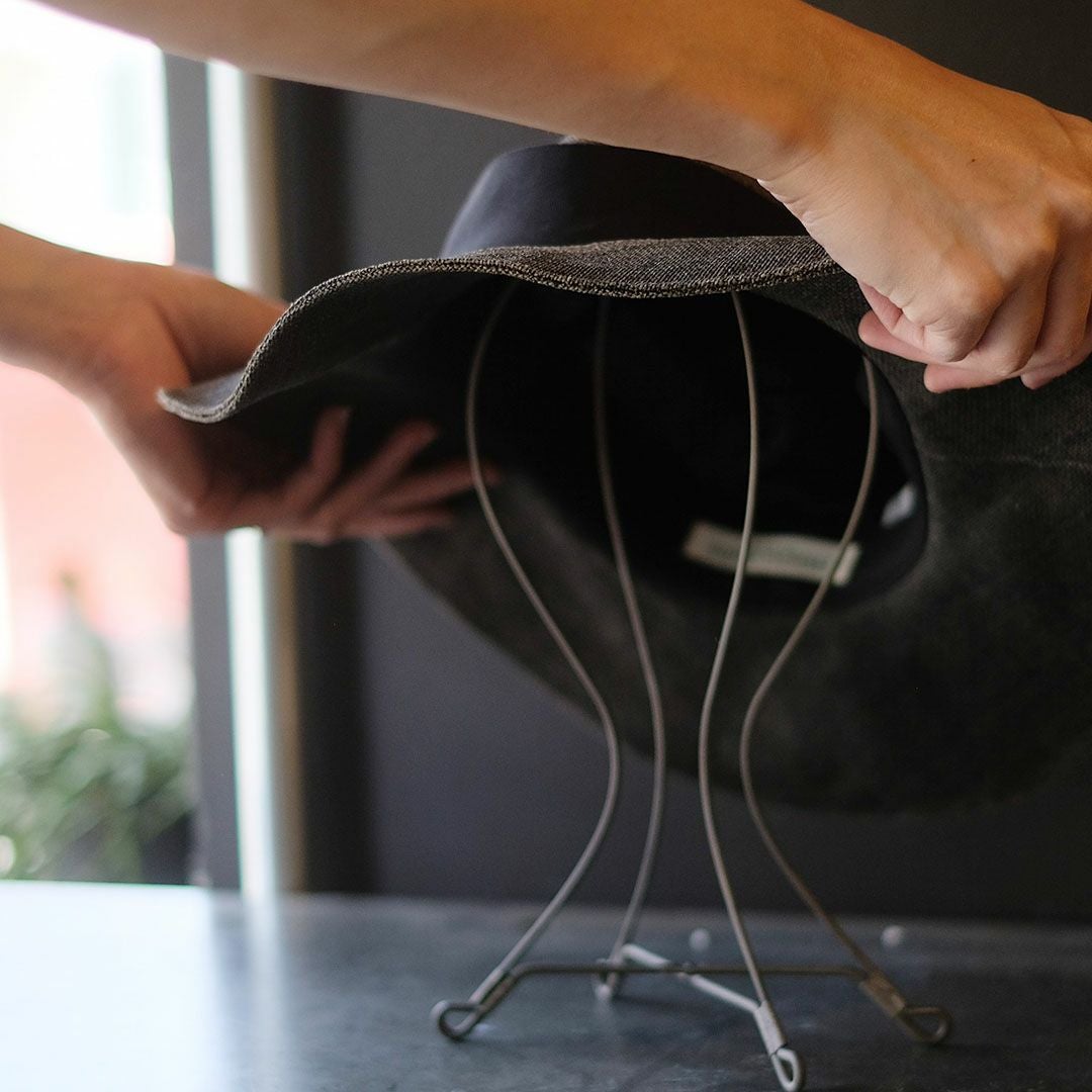 かわいいアイアンフォールディングハットスタンド 帽子掛けスタンド