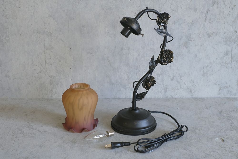 ローズテーブルランプ タッチセンサーライト3段階調光の通販インテリア