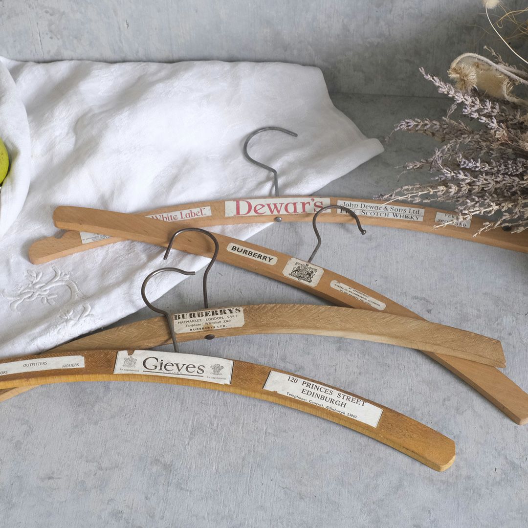 アンティークハンガー イギリス 木製 