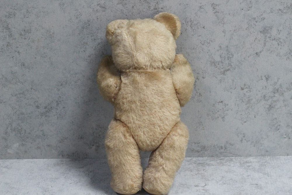 ヴィンテージテディベア イギリス 人絹系のヘアをしたぬいぐるみ3