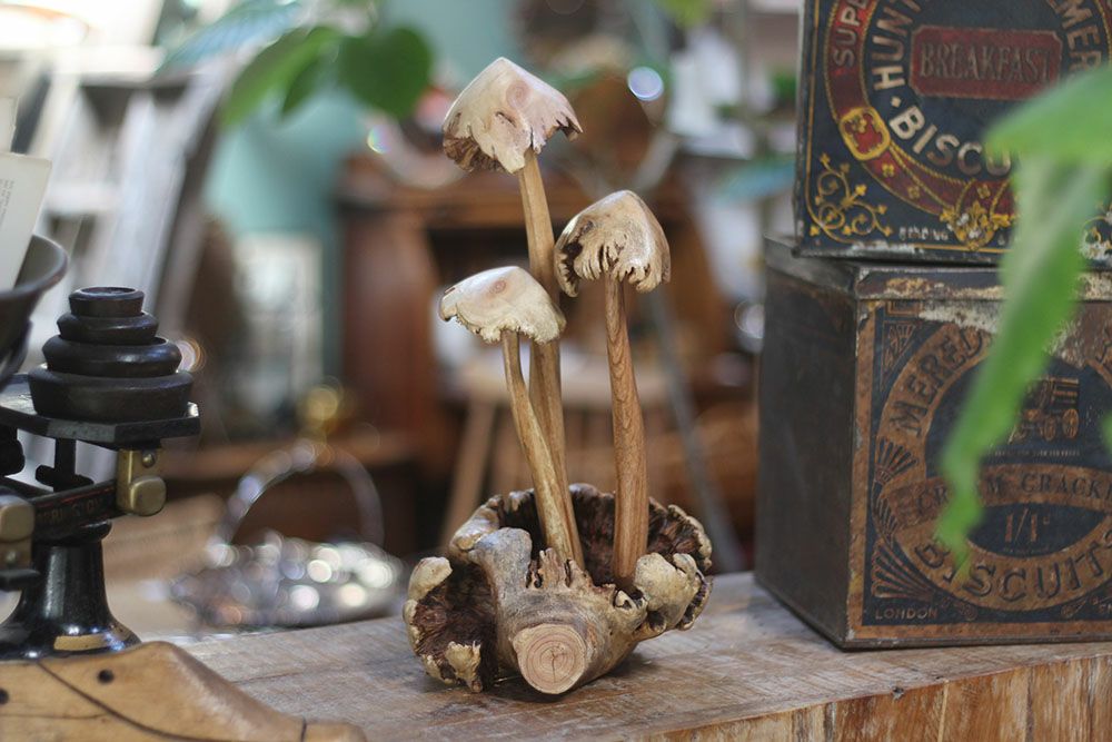 かわいいマッシュルームオブジェ きのこの置物 おしゃれなインテリア