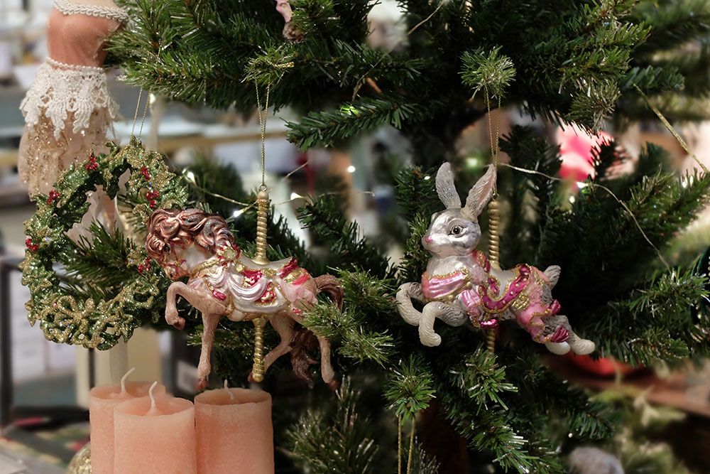 クリスマス ガラスオーナメント カルーセルの通販MALTO
