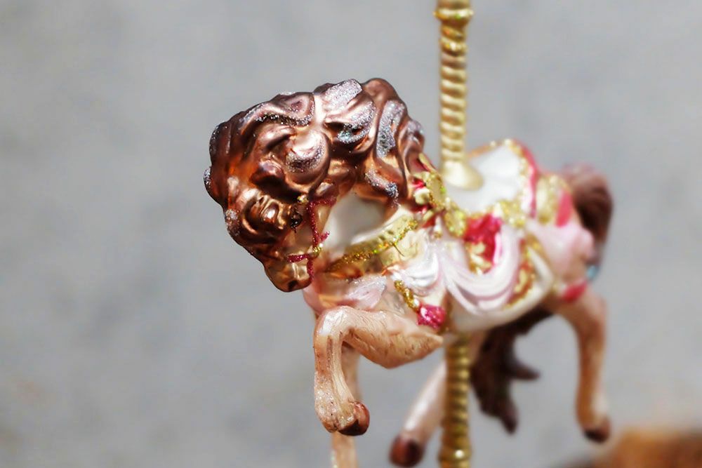 クリスマス ガラスオーナメント カルーセルの通販MALTO