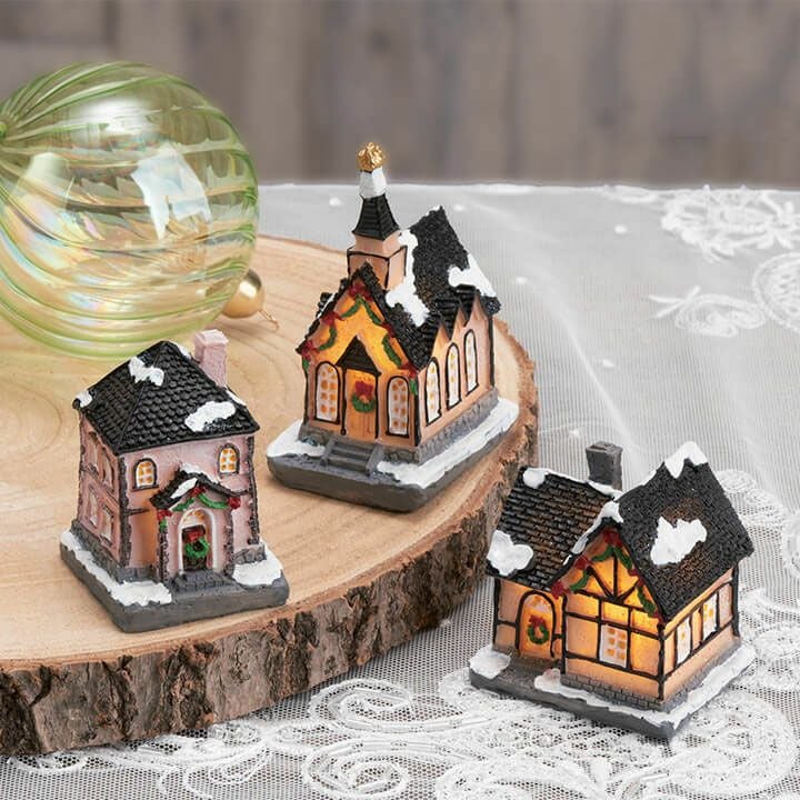 クリスマスオブジェ プチライトハウスの通販インテリアショップMALTO
