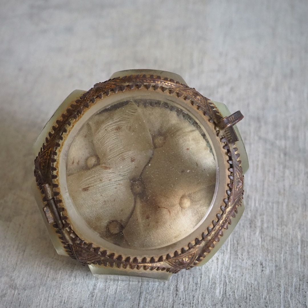 アンティーク ガラスと真鍮のジュエリーケース フランス クラシカルなジュエリーボックス9