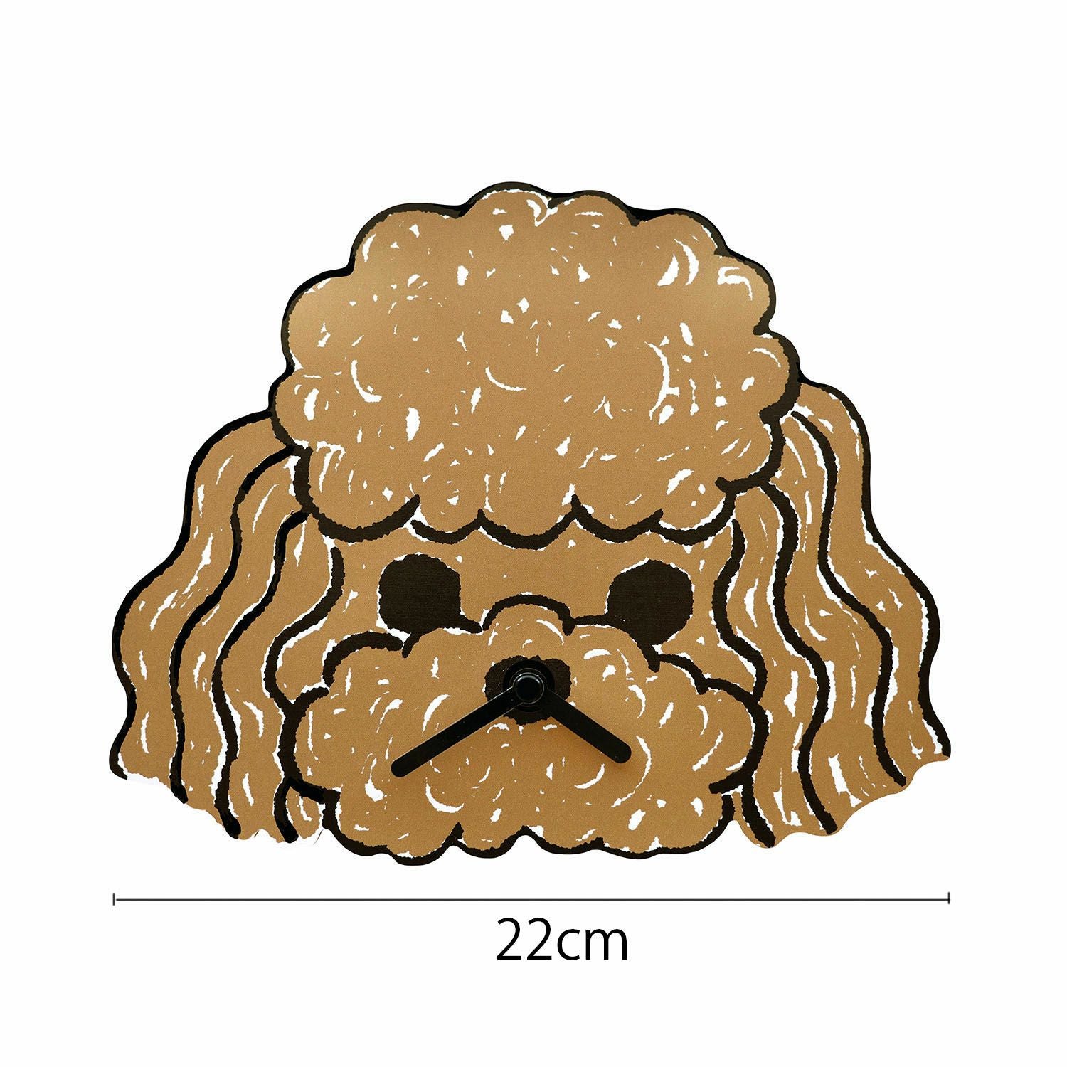 かわいいYamabatosha 犬の壁掛け時計 ドッグウォールクロック