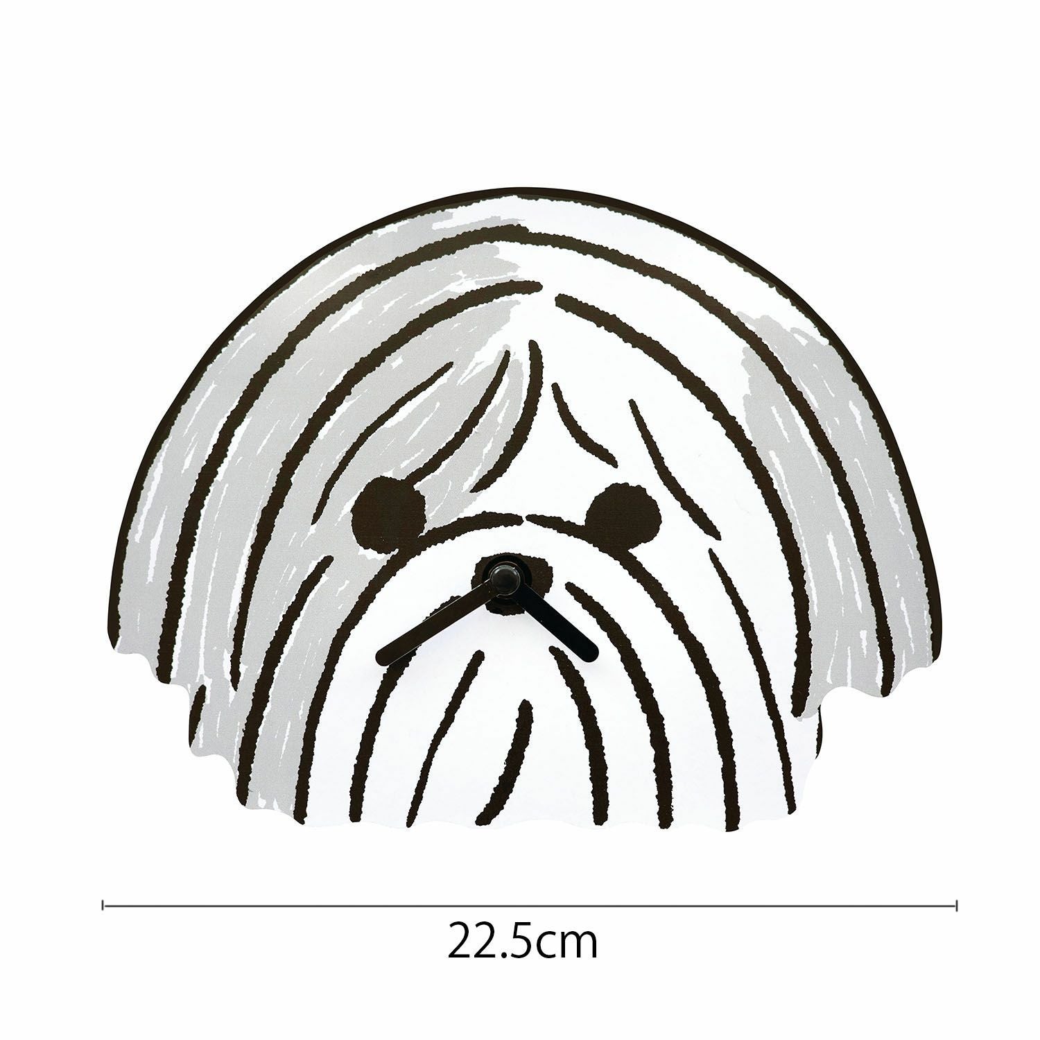 かわいいYamabatosha 犬の壁掛け時計 ドッグウォールクロック