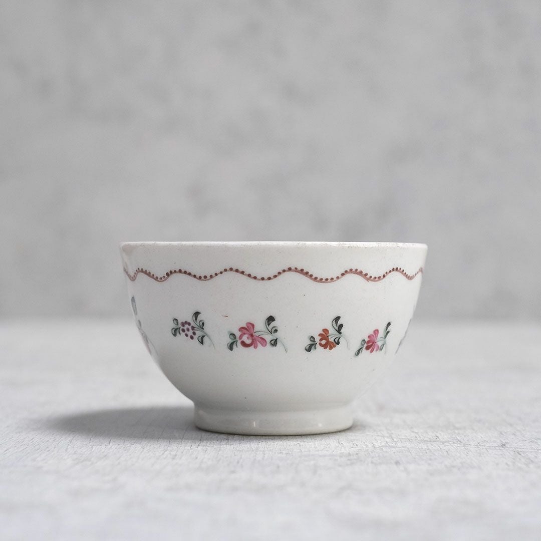 アンティーク ティーボウル 花 イギリス陶器2