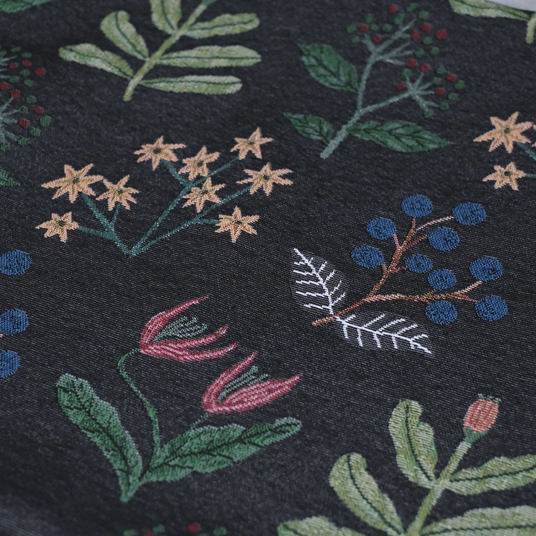 松尾ミユキ クッションカバー フラワー ゴブラン織り 花柄の通販