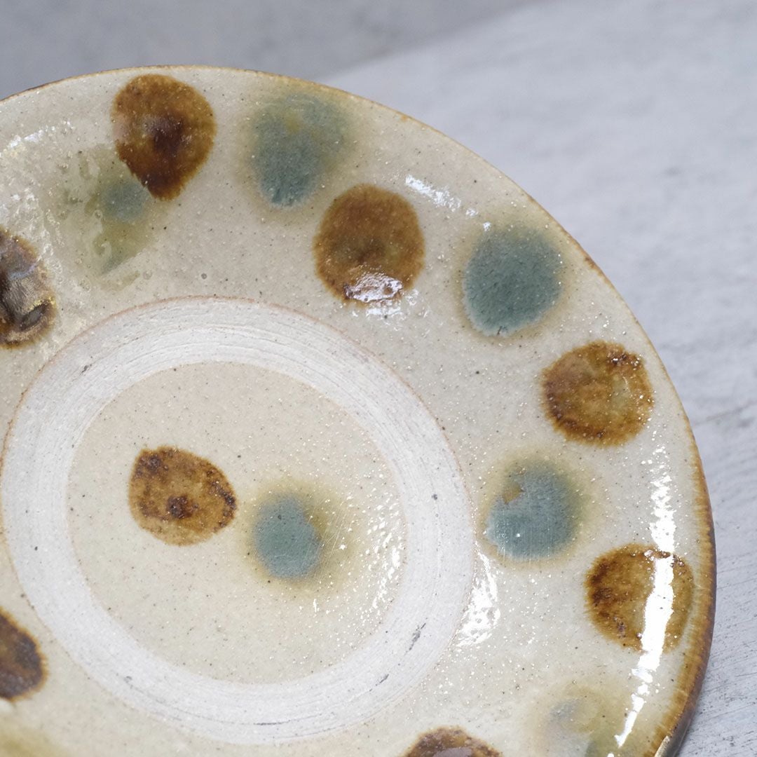 やちむん 沖縄 松田共司 18cm 点打ち 読谷村北窯 一点物 の通販