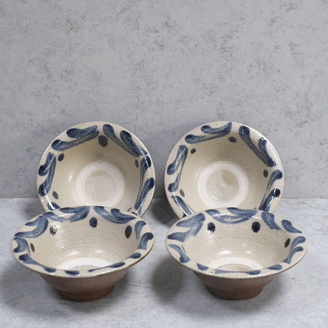 やちむん 沖縄 宮城正享 6寸 18cm ワンブー 茶色 どんぶり 読谷村北窯