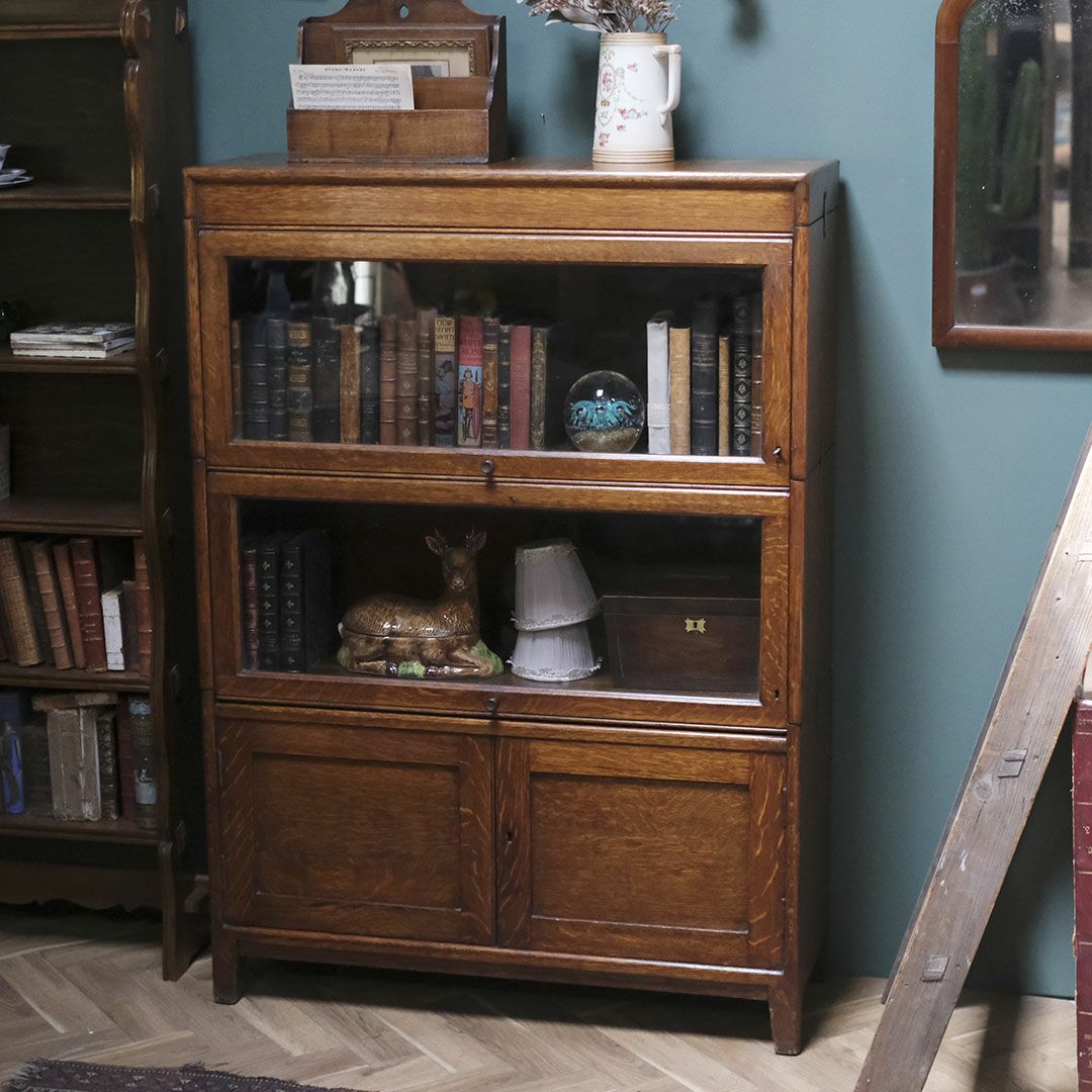 アンティーク スタッキングブックケース イギリス 本棚の通販