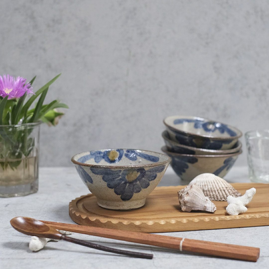 やちむん 沖縄 宮城正享 マカイ 飯椀 茶碗 読谷村北窯 登り窯